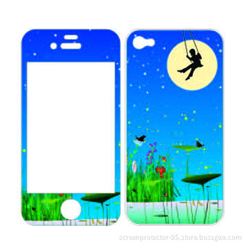 Night Light Screen Protector for iPhone 4/4S, with Long Lasting Protection and Not Rub or Fall Off